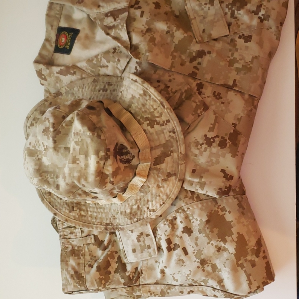 USMC Buzz Off Desert Marpat Set